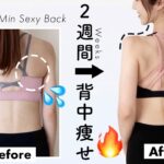 Eng.【座ったまま背中痩せ】２週間で背中の脂肪を削ぎ落とす４分間トレーニング🔥ハミ肉撃退！Get Sexy Back in 2WEEKS! 4Min Sitting Workout