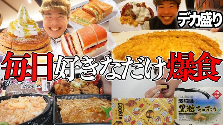 【大食い】毎日好きなだけ爆食して太りまくったけど、これが幸せなんです【モッパンチートデイ】