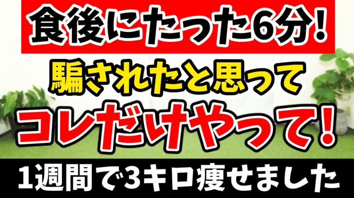 【食べても太らない🔥】食後すぐの 痩せるダンス をするだけで太らなくなります!! 食後の血糖値 が下がって食事制限無しでも-5キロ⁉🔥【ダイエット 有酸素運動 】