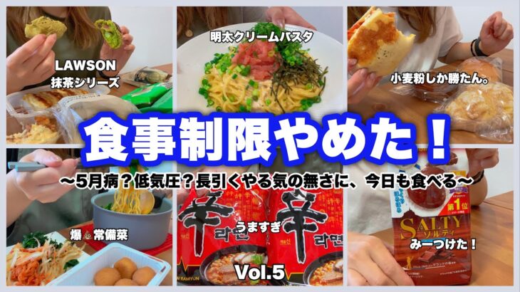 【食生活】食事制限やめた！低気圧？やる気がない時こそ食べなきゃ！