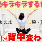 【背中痩せ】座ったまま1回で変化！続けるほど二の腕と肩も痩せるトレーニング！